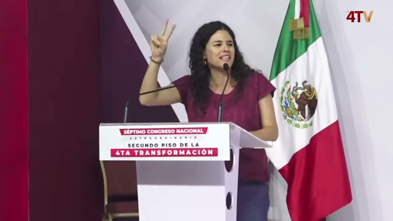 Primeras palabras de Luisa María Alcalde tras ser elegida como próxima Presidenta Nacional de MORENA