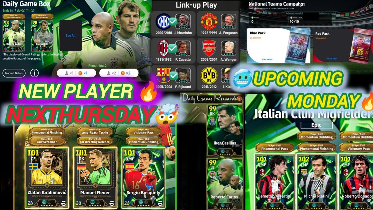 🤯eFootball 2026 Update!🔥What Is Coming On Tomorrow & Next Thursday In eFootball Free Epic&Free Coins