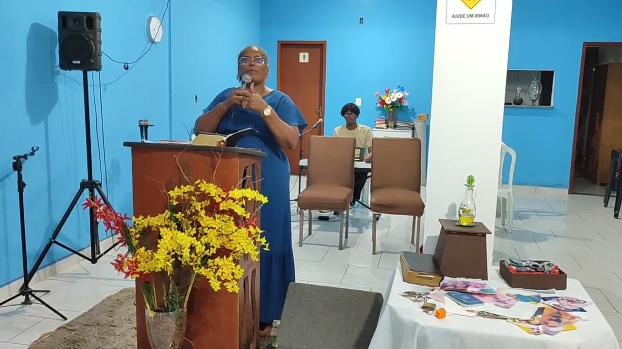 Pregação: Pastora Patrícia Carvalho.                Texto Bíblico Mateus 6 v 22 e Gênesis 21 v 14