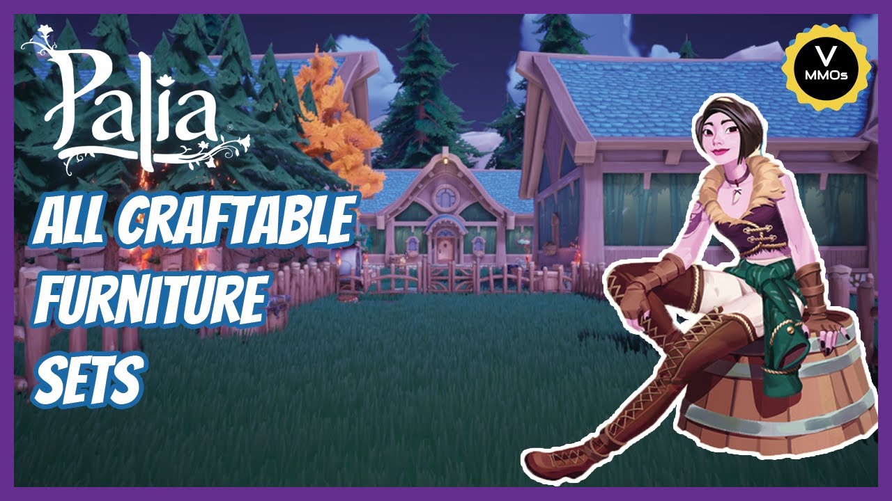 All Palia crafted furniture sets