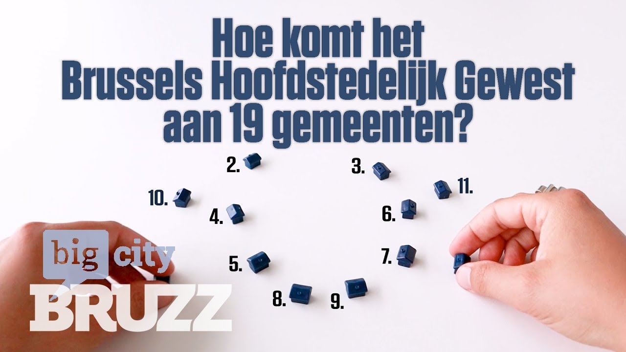 Hoe komt het Brussels Hoofdstedelijk Gewest aan 19 gemeenten?