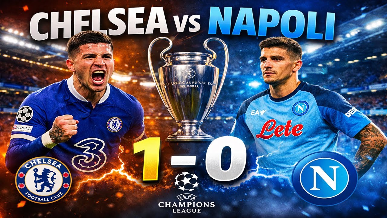 Chelsea vs Napoli 1–0 | Narrow Victory in UEFA Clash
