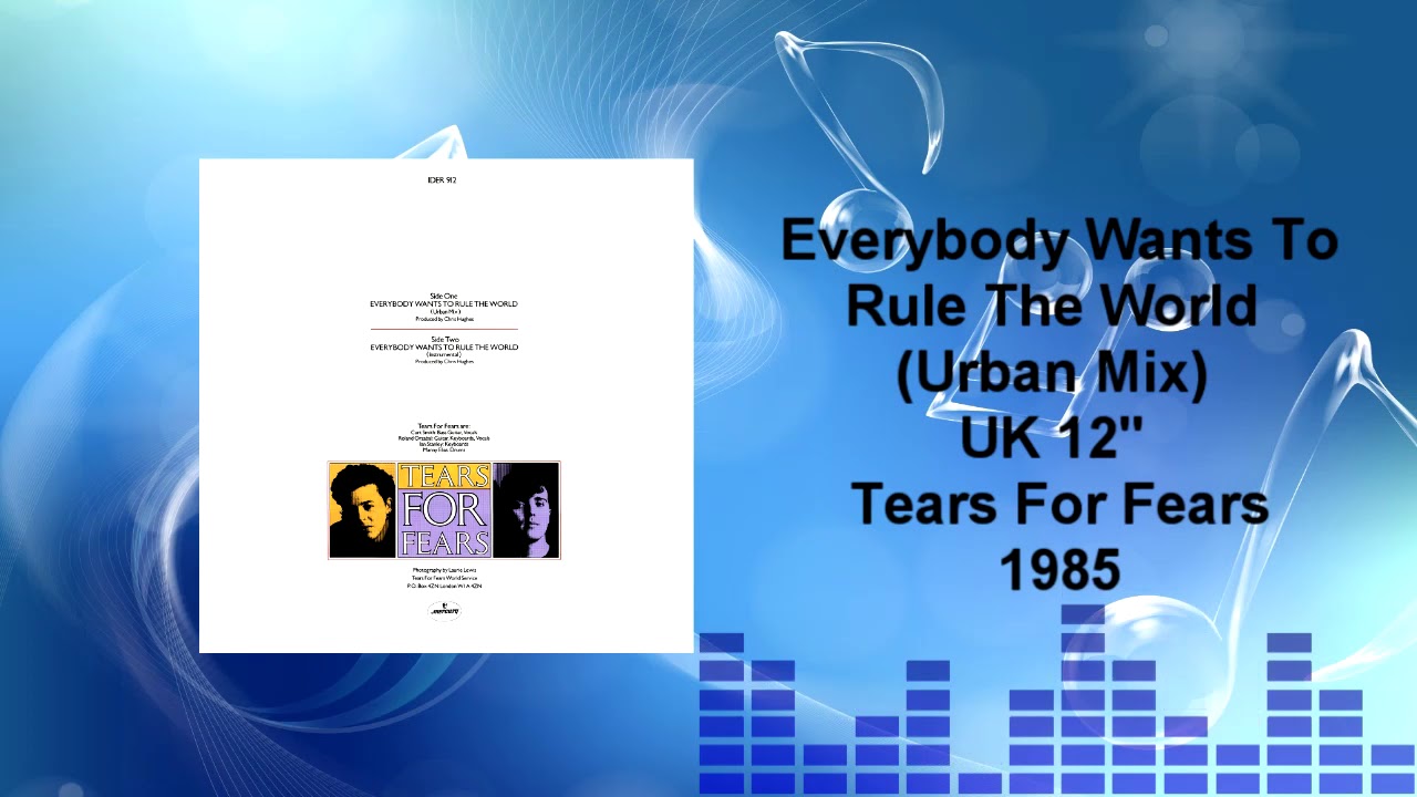 Tears For Fears - Everybody Wants To Rule The World (Urban Mix)