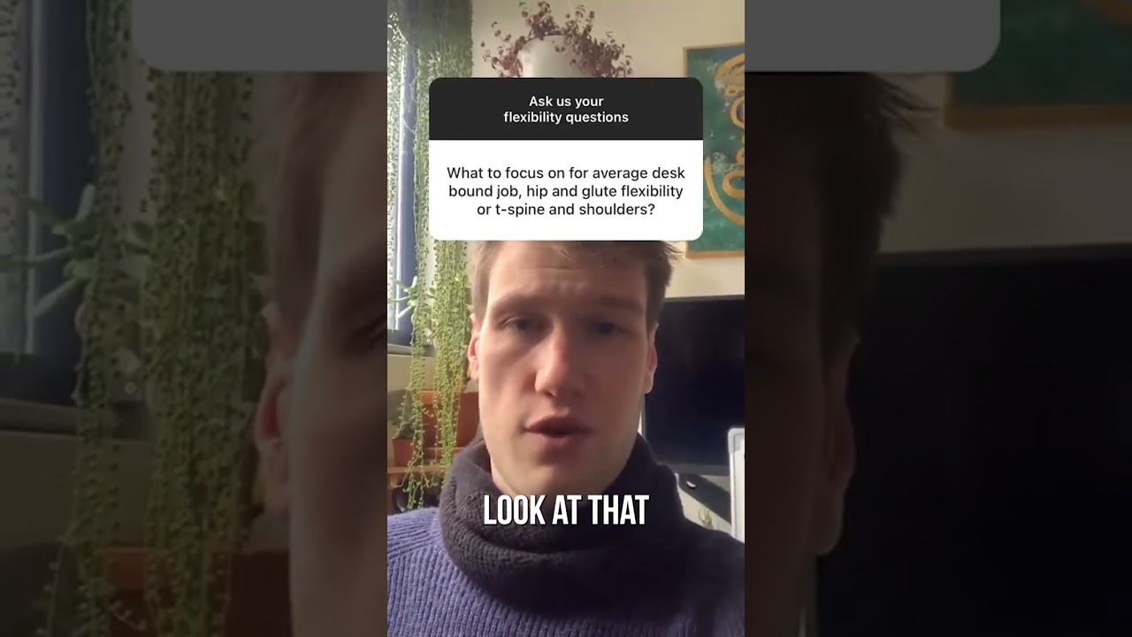 Tight from desk work? Stretch and unlock your body!