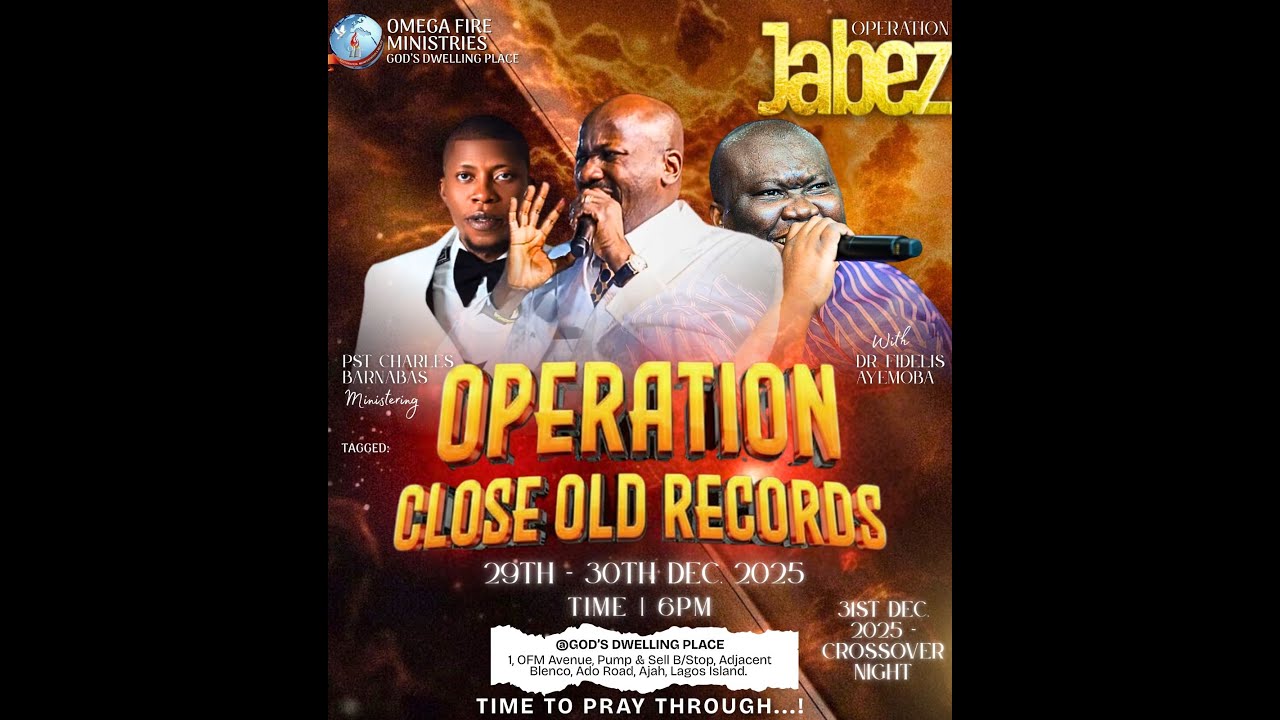 Operation Jabez With Dr Fidelis Ayemoba || 30th December 2025