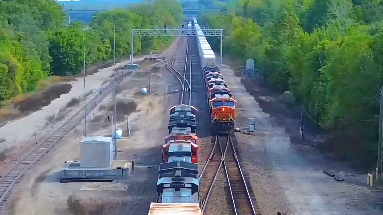 [4K] Railfanning the Midwest featuring CPKC, UP, and BNSF 