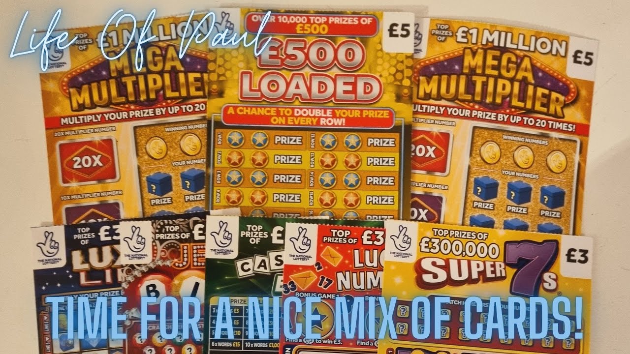 £30 mix of National Lottery UK scratch cards. Can I win big, or will it be a handful of duds?