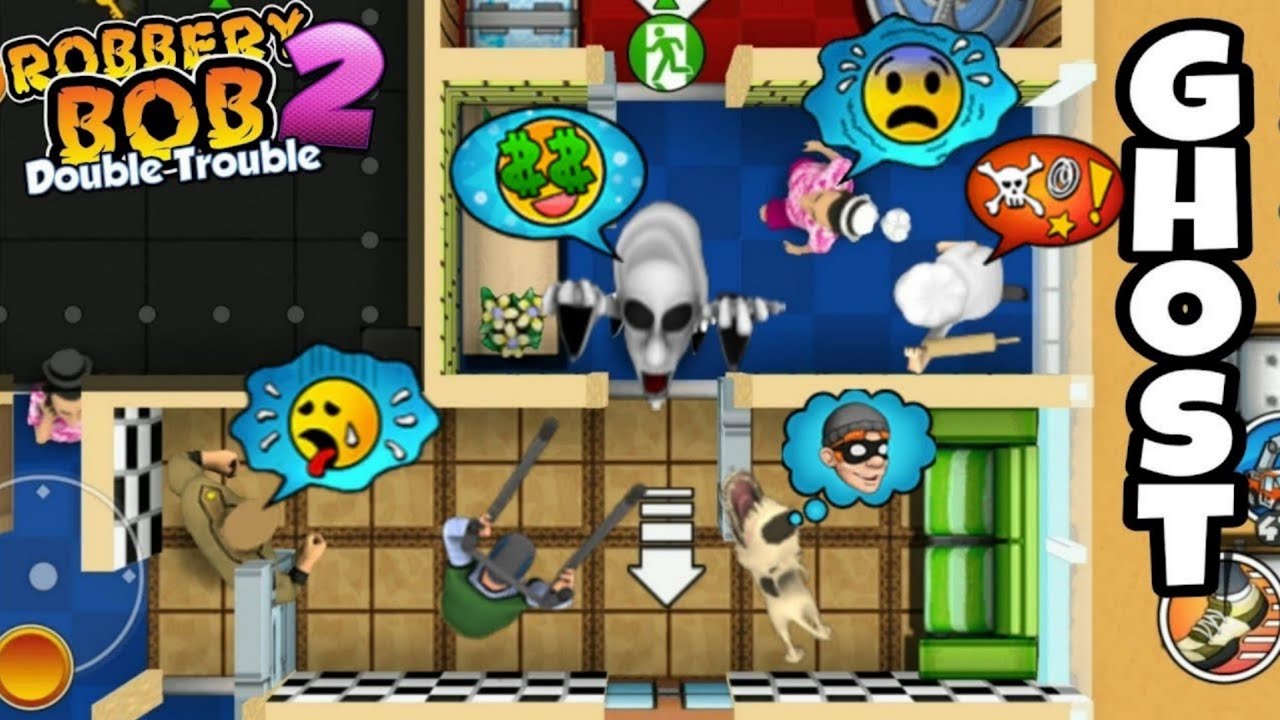 Robbery Bob Use Mario Ghost and RC Car MG19