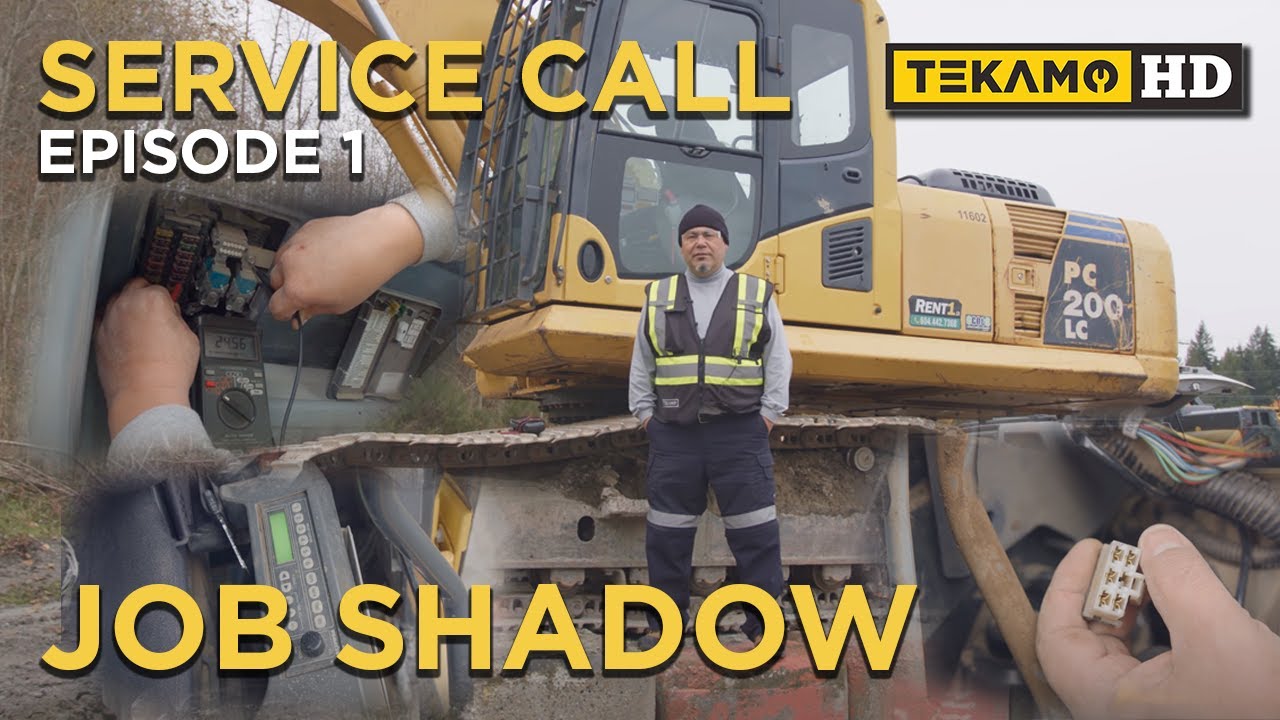 Service Call: Komatsu Excavator Repair on a PC200LC - Wipers, Heater, Radio