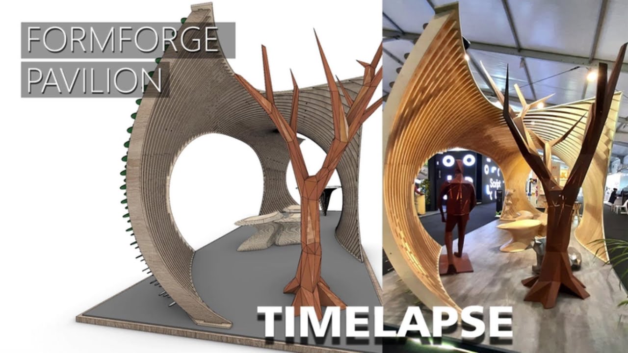Formforge pavilion - Construction Timelapse Video