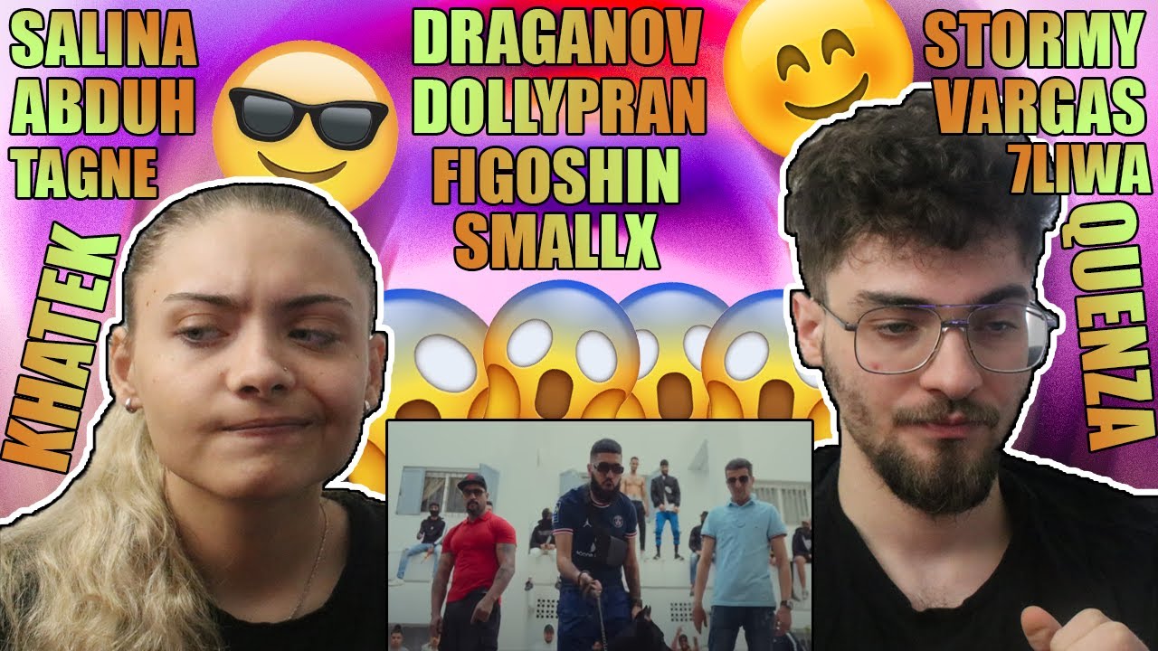 We watch SALINA X Stormy, tek, Tagne, Ab, 7liwa, Vargas, Ouenza, Figo, Dolly, X, Draganov (Reaction)