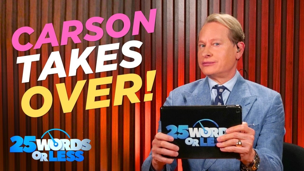 Carson Kressley&rsquo;s 5 Most Fabulous Games | 25 Words or Less Game Show