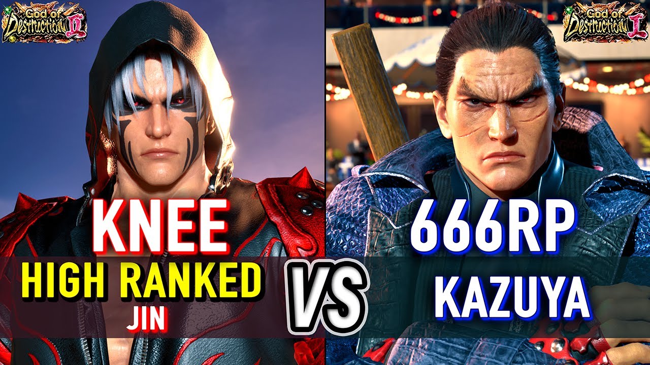 T8 🔥 KNEE (Jin) vs 666RP (Kazuya) 🔥 Tekken 8 High Level Gameplay