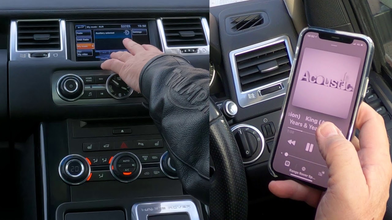How to play music from a mobile through the bluetooth audio system in a 2012 Range Rover Sport