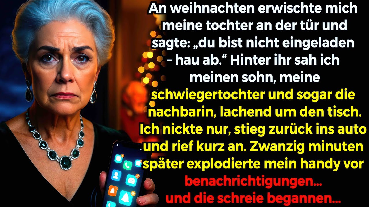 Zu Weihnachten fand mich meine Tochter an der Tür und sagte: 