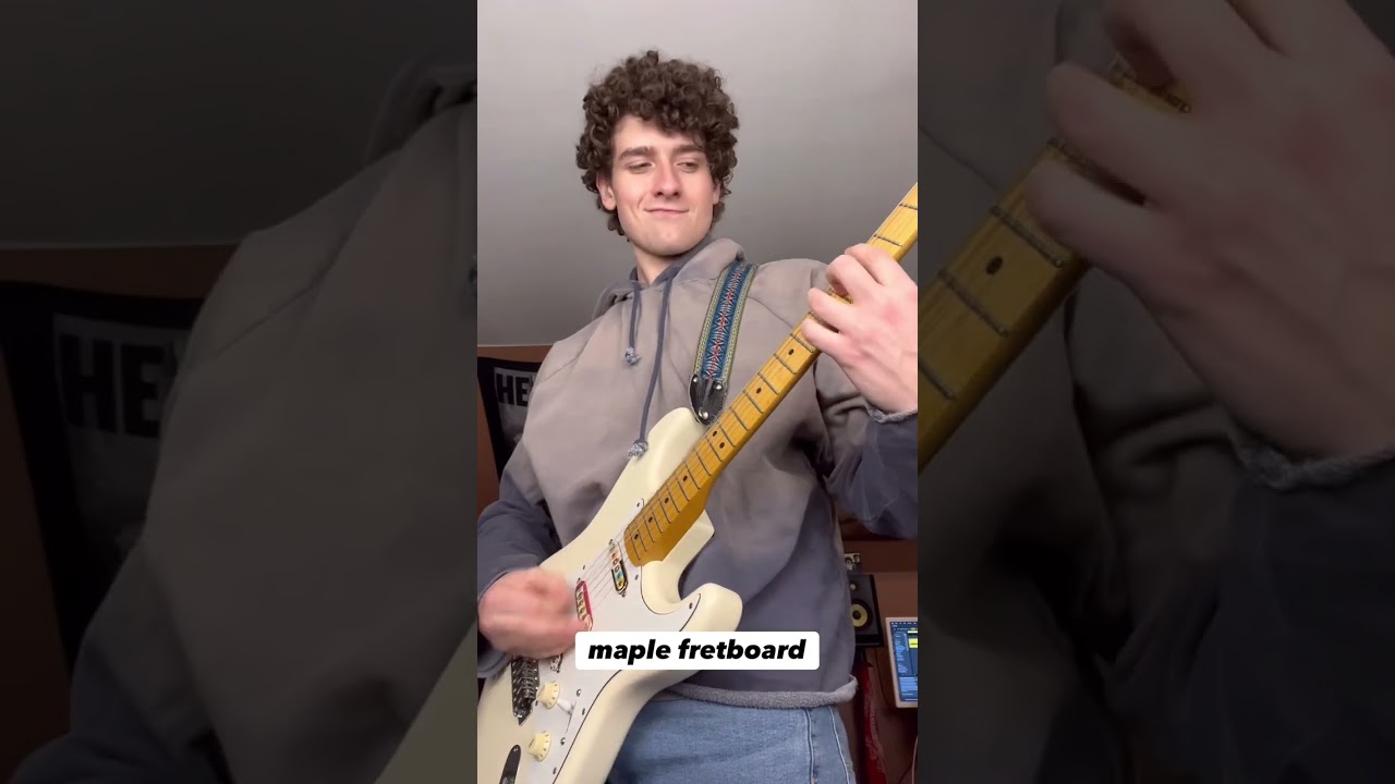 Settling the Maple Vs Rosewood Fretboard Debate #shorts