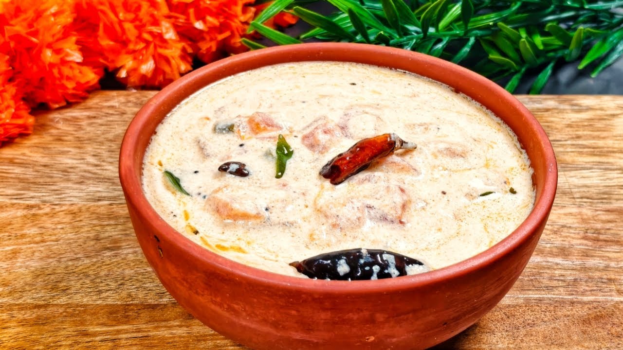 സദ്യക്ക് എളുപ്പത്തിൽ ഉണ്ടാക്കാവുന്ന രുചികരമായ 'തക്കാളി പച്ചടി ' 😋/ Tomato Pachadi / Sadya Special 