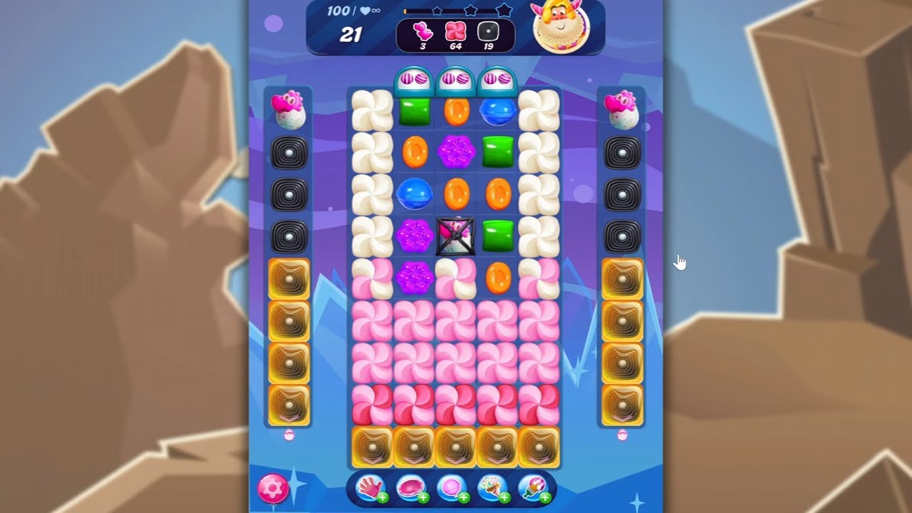Candy Crush Saga LEVEL 100 NO BOOSTERS (new version)🐟☑️