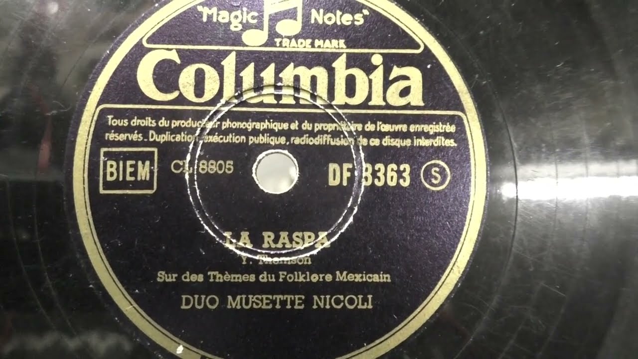 Duo Musette Nicoli (accordeon): La Raspa. (1950).