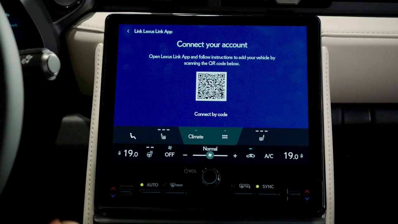 How to connect the Lexus Link+ App to my car | LEXUS EUROPE