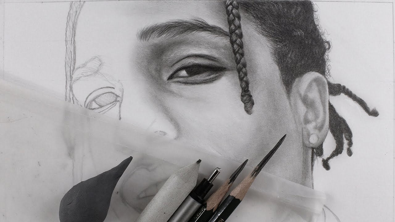 How to:  shade and blend, drawing realistic skin technique