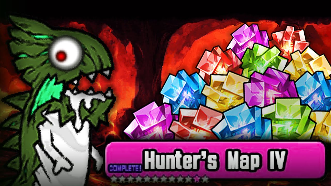 The Battle Cats - NEW Behemoth Stone Farming Stage!! (Hunter's Map IV)