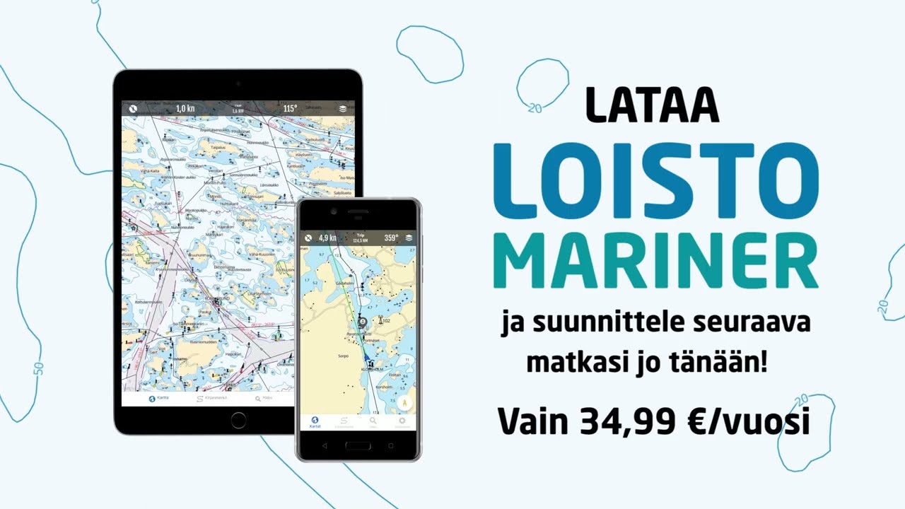 Loisto  Mariner - Turvallista ja huoletonta navigointia merellä, sisävesillä ja maalla