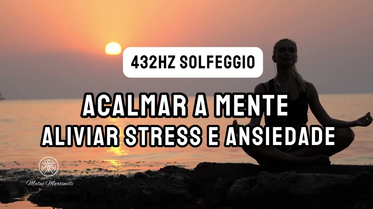 432HZ SONO PROFUNDO E MILAGRE DA CURA | ALIVIAR ANSIEDADE E STRESS | ACALMAR A MENTE | SOLFEGGIO