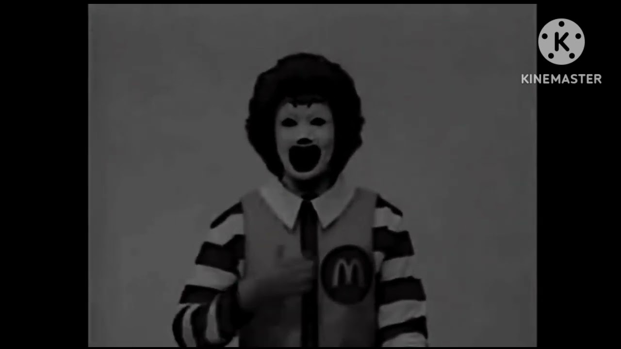 Ronald McDonald Japanese Commercial but slowed down