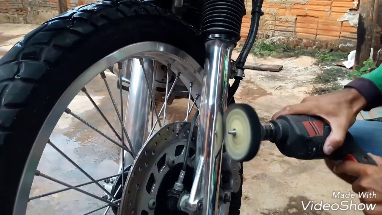 POLIMENTO(CROMAR) NAS BENGALAS DA XT 600