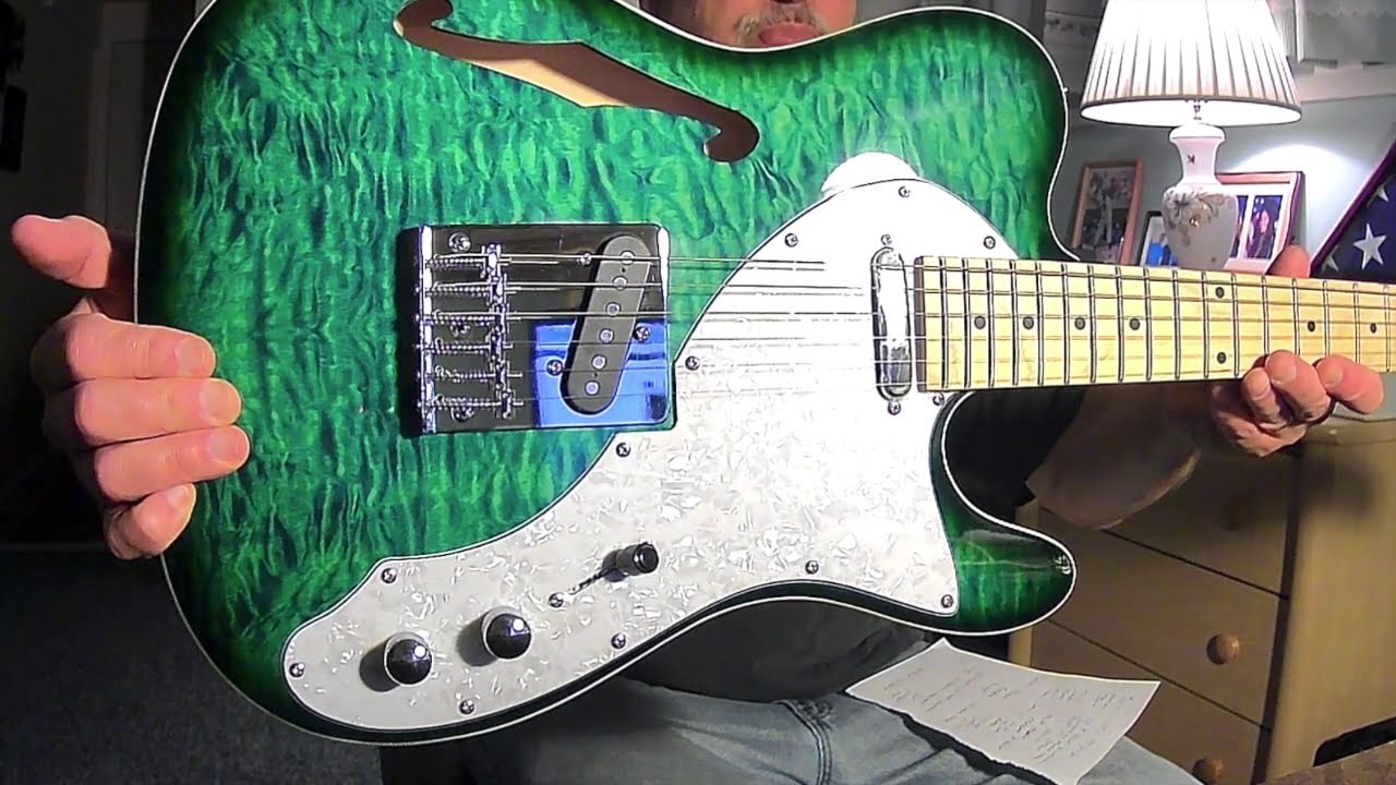 Grote GT-150 T Style Guitar Green Review
