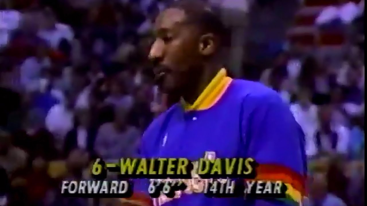 Walter Davis Nuggets 32pts vs Spurs (1990)