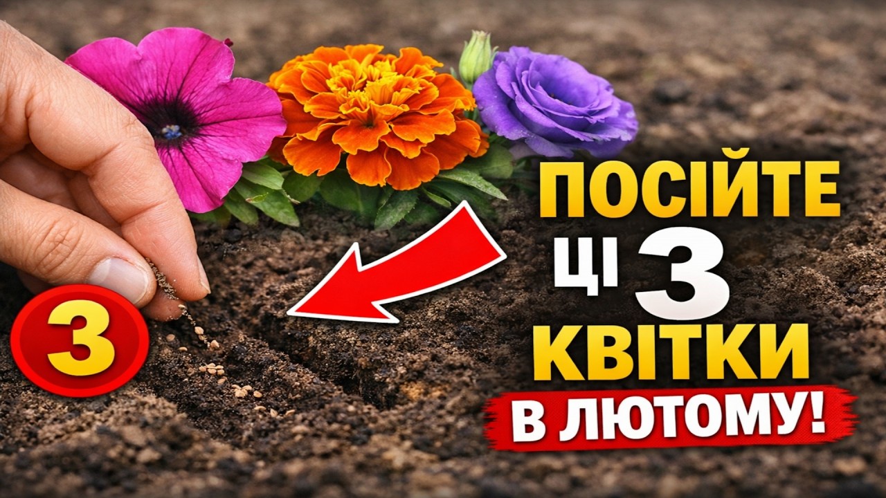 Посійте ЦІ 3 КВІТКИ в лютому, і сусіди ЛОПНУТЬ від заздрощів!