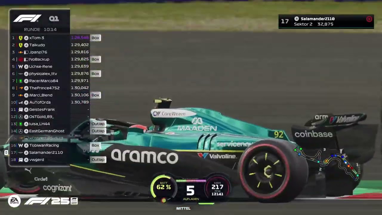 DoG F1 2025 Mittwochsliga 🇯🇵 Suzuka | Regenchaos & packendes Rennen | LIVE mit xb_a_s_t_yx & W