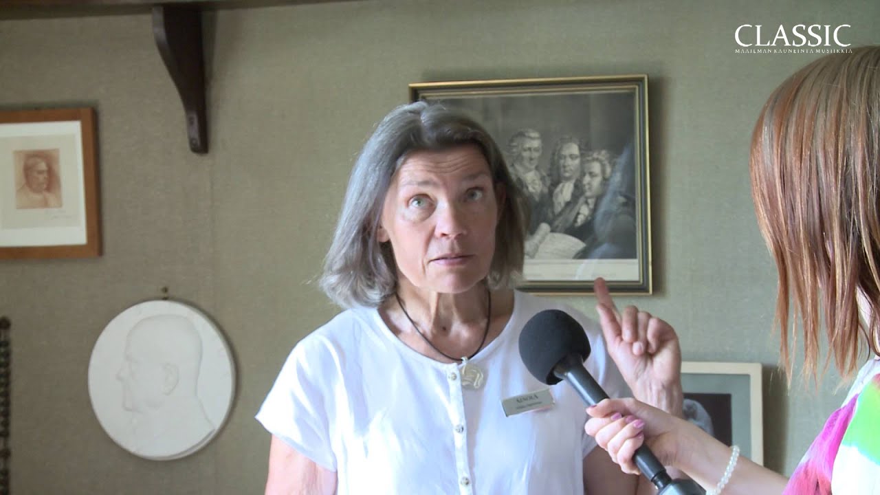 Ainola, Sibeliusten koti. Työhuoneessa