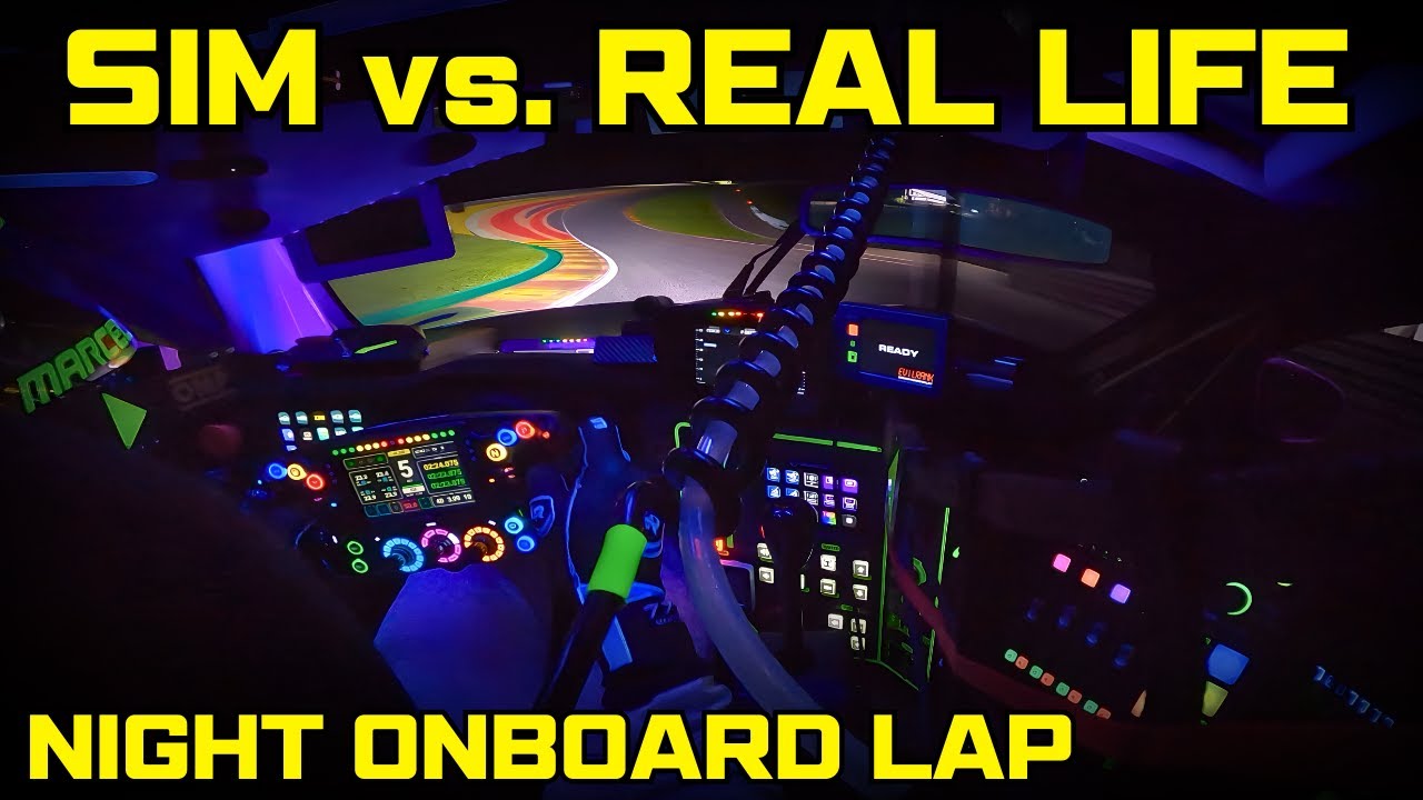 Simracing vs. Real Life Onboard im Porsche GT3 | Le Mans Ultimate