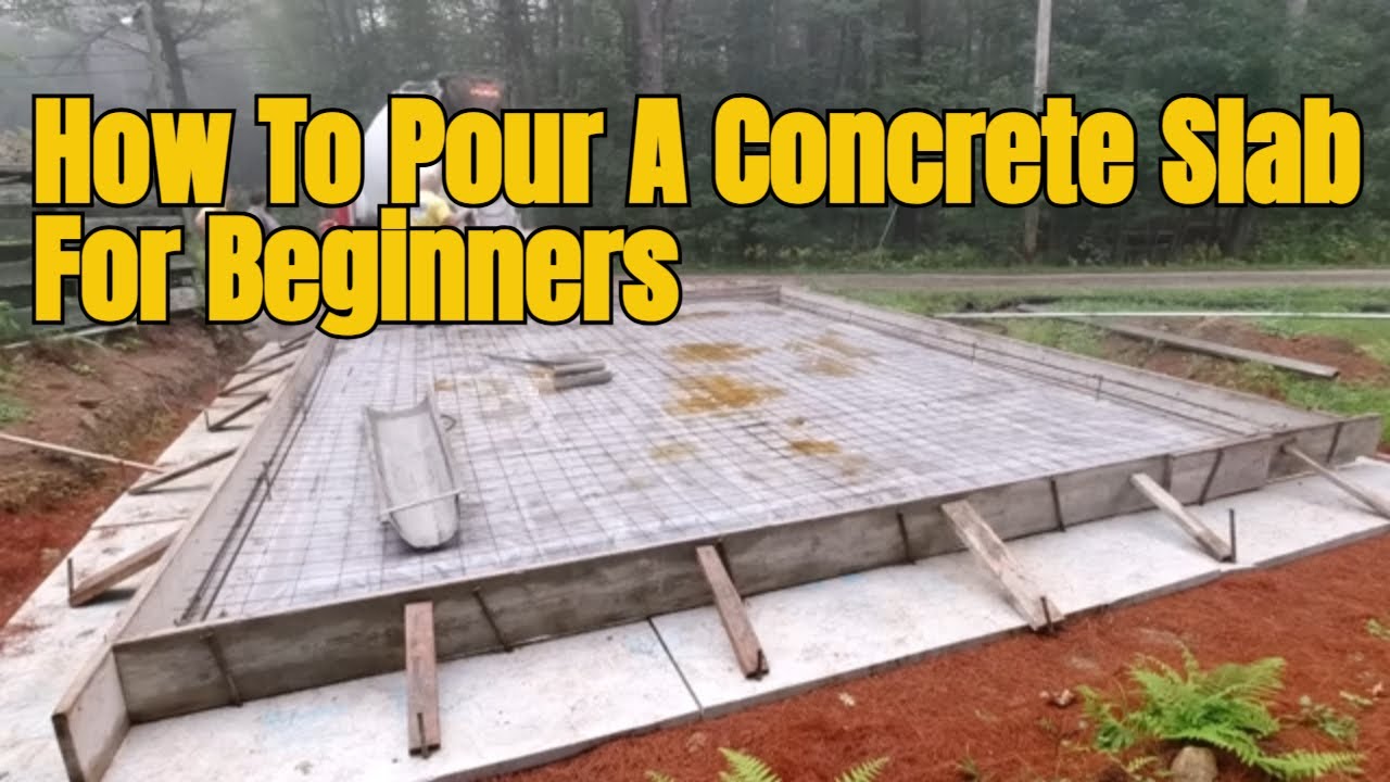 DIY Concrete Slab Made EASY - Beginner Friendly Guide 2025
