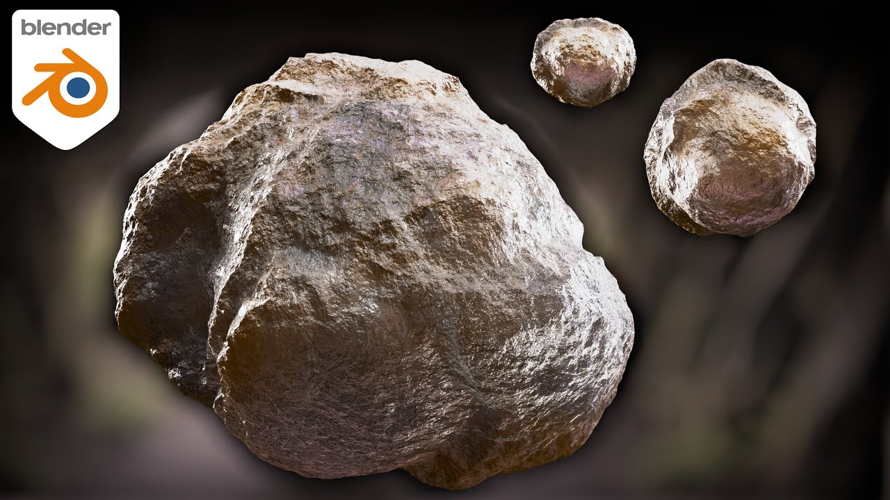 Procedural Quartz Rock Material (Blender Tutorial)