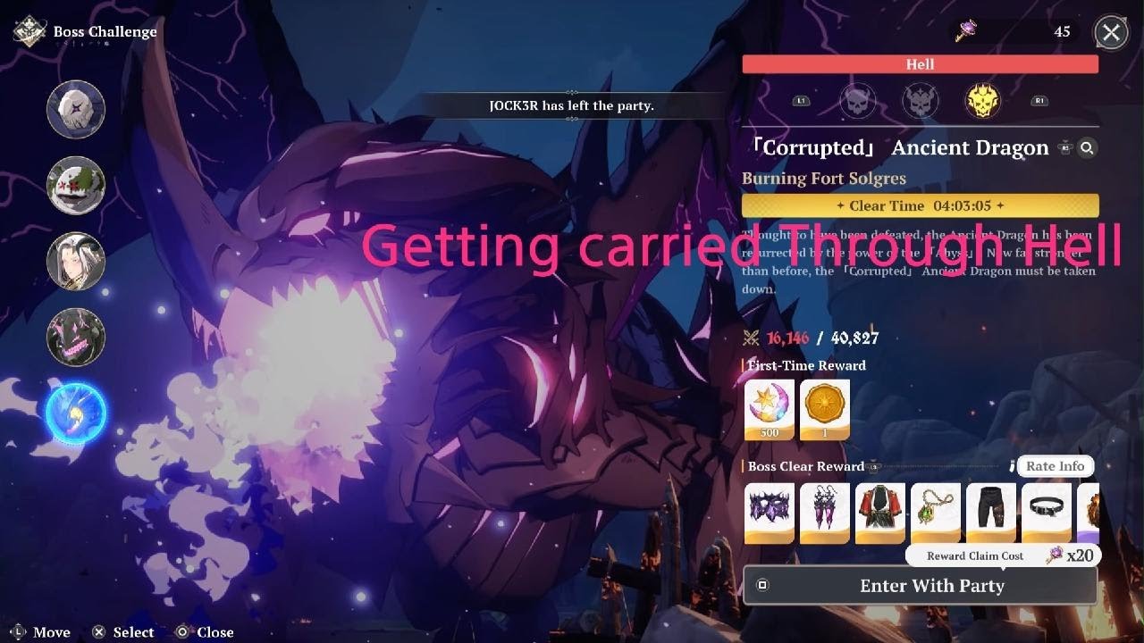 T7DS: Origin Corrupted Ancient Dragon Hell