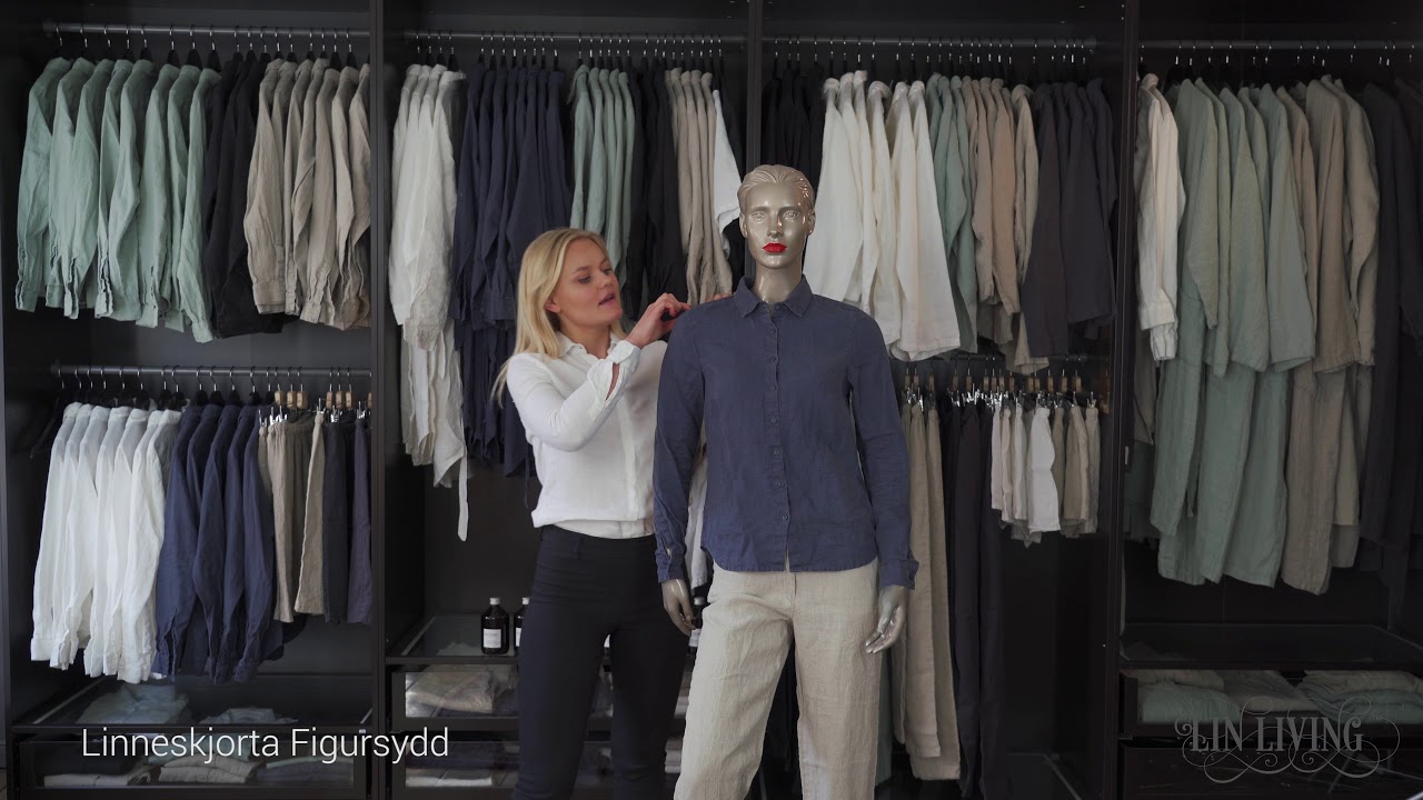 Lin Living linneskjorta Dam figur