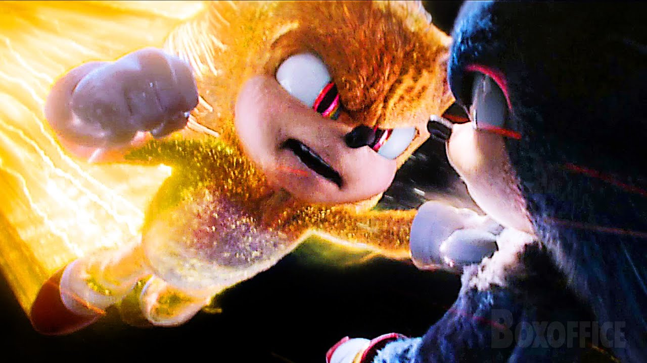 Everytime Sonic unleashes his SUPERPOWERS in the Sonic Movies Trilogy (Best Scenes) 💛⚡ 4K