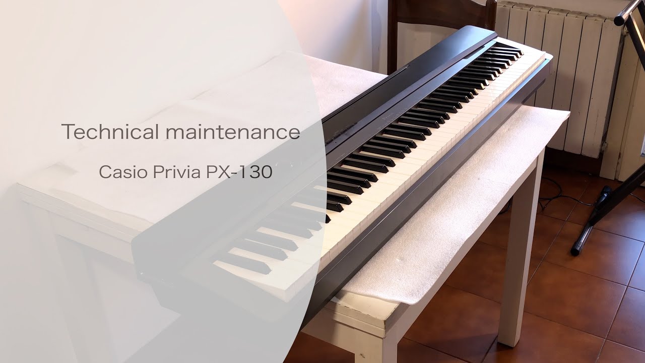 Техническое обслуживание цифрового пианино Casio Privia PX-130