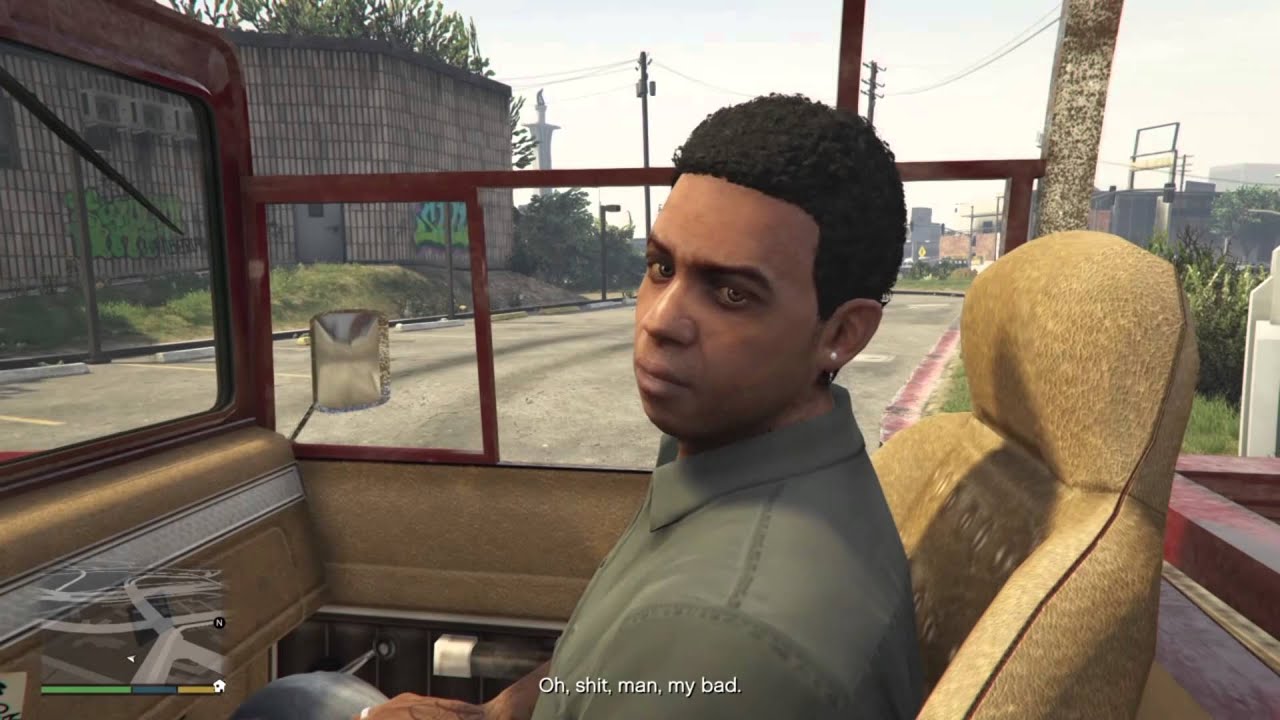 Разговоры о GTA V — Тревор общается с Ламаром