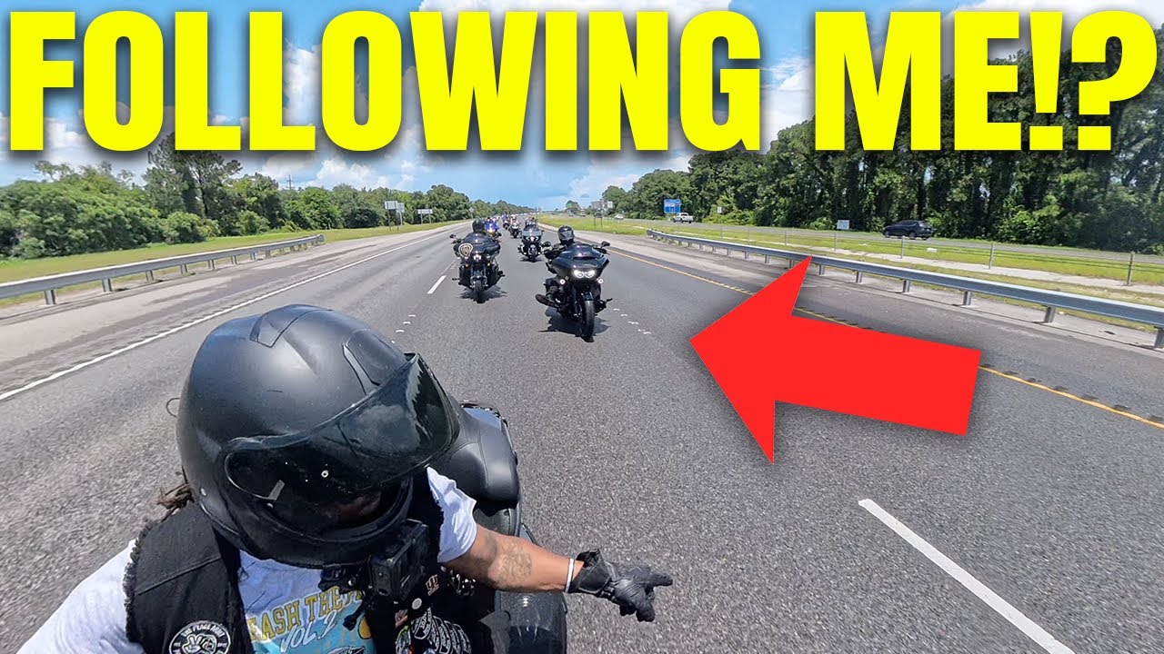 The ONLY REASON these Bikers Followed Me!!!