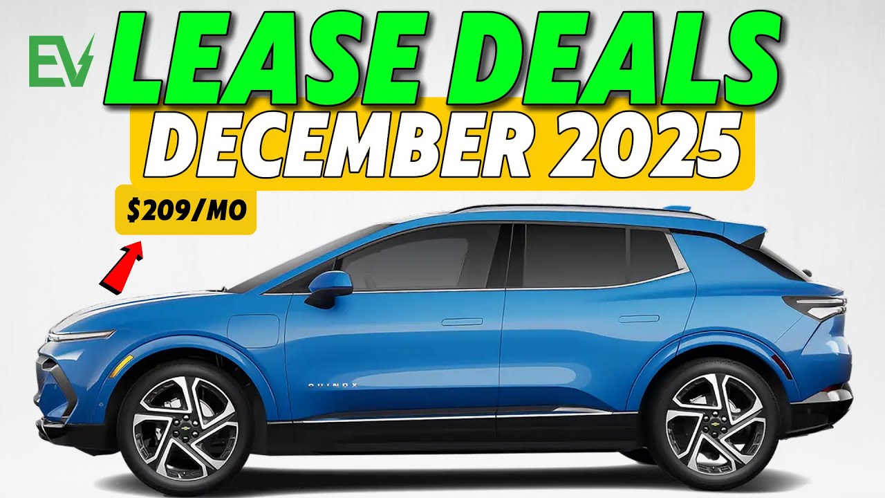 Best Electric Vehicles Lease Deals For December 2025 | EV lease deals 2025