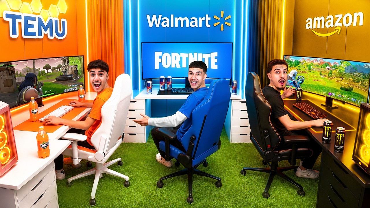 We Built MAXED OUT Temu vs Walmart vs Amazon Gaming Setups...