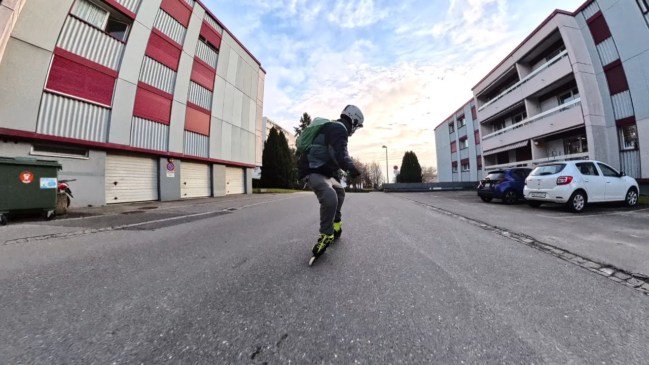 Sunny Winter Session ⛷️ #inlinedownhill 