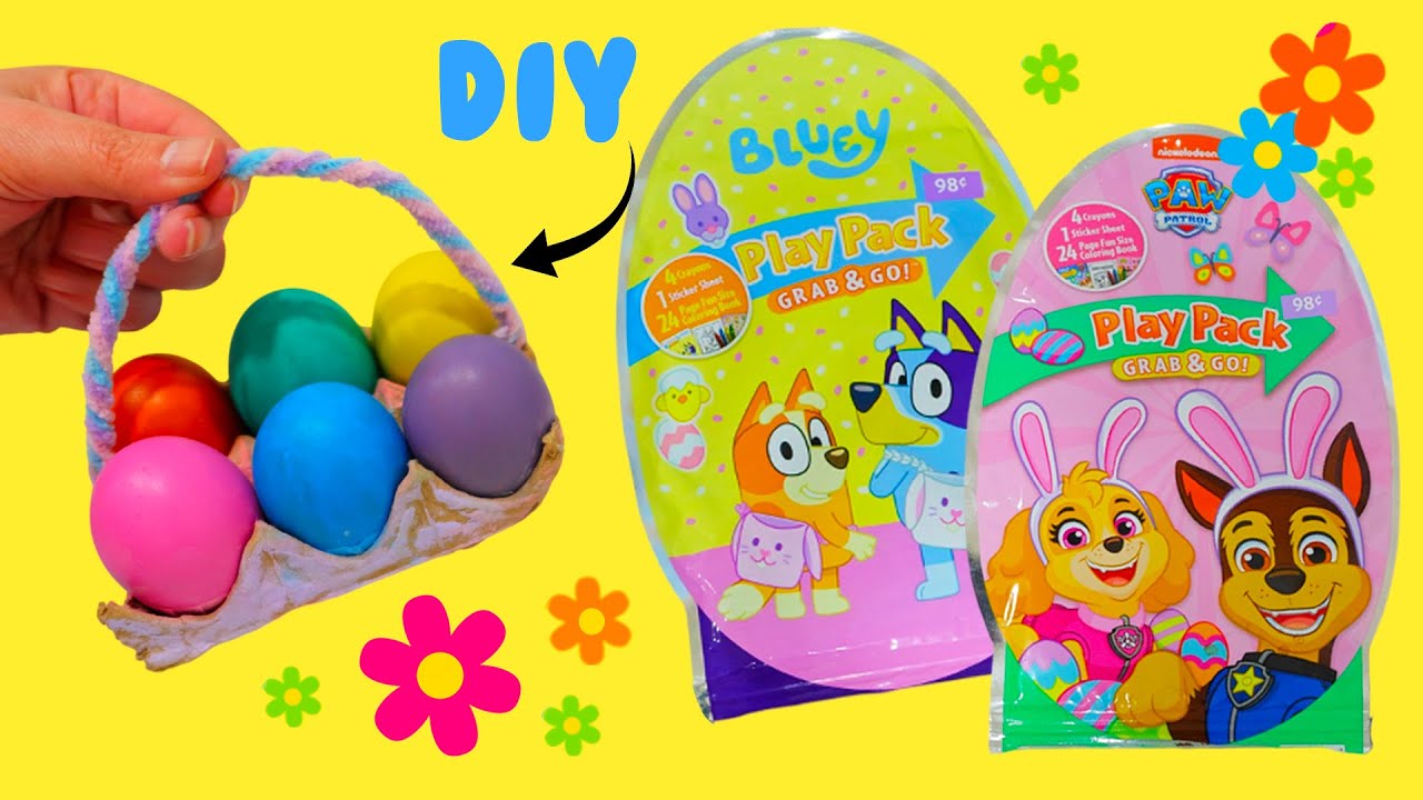 Bluey, Minecraft, and Spring Activities + DIY Basket