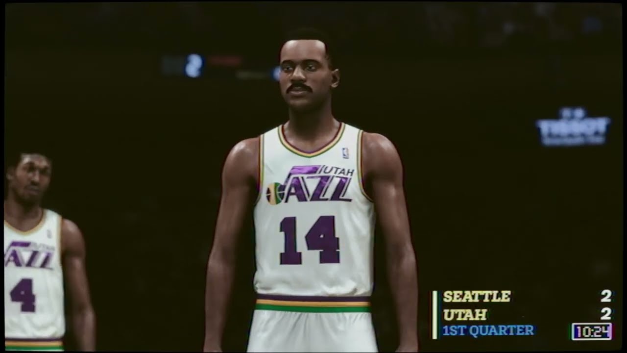 NBA2K26 Franchise Mode January 13th 1985 Seattle Supersonics (10-27) vs Utah Jazz (20-16)