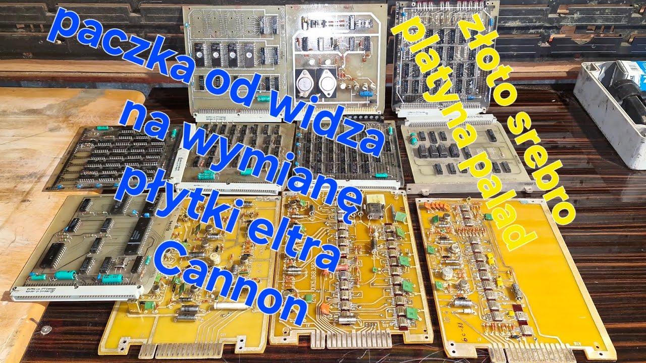 Paczka od widza płytki eltra Cannon złoto srebro platyna palad na bogato
